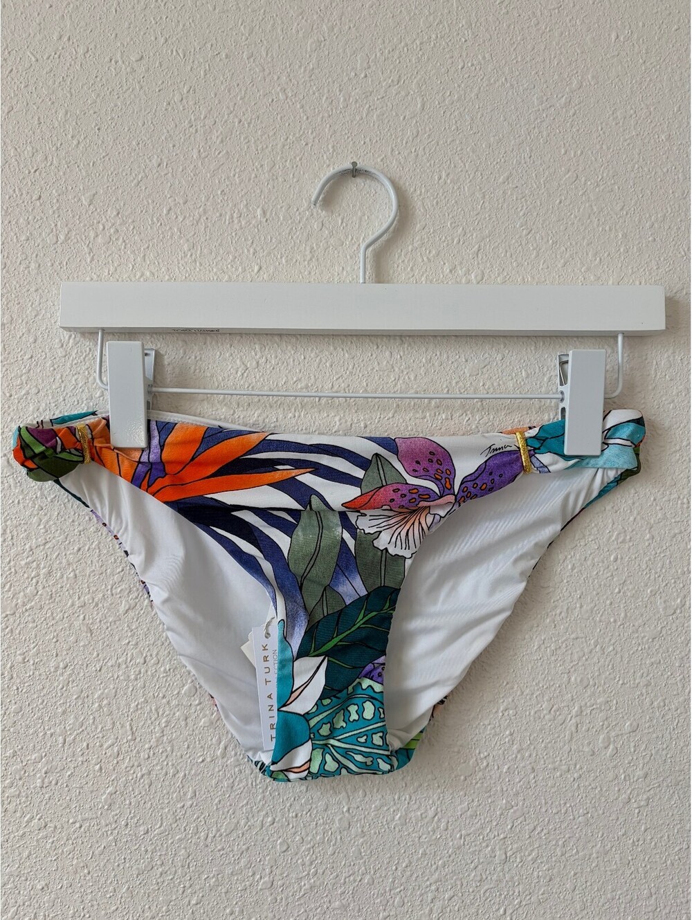 Trina Turk Amazonia California Bikini Bottom Size 4 Tropical Beach Vacation